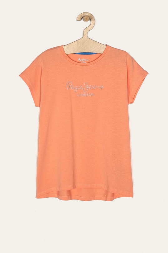 Pepe Jeans - Detské tričko Nuria 128-178/180 cm bavlna oranžová PG502460