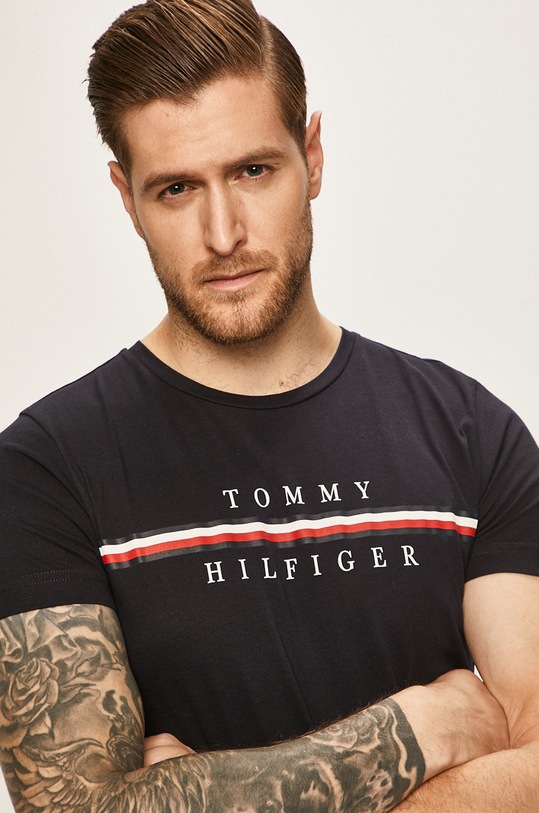 Tommy Hilfiger - Tricou bleumarin MW0MW12520