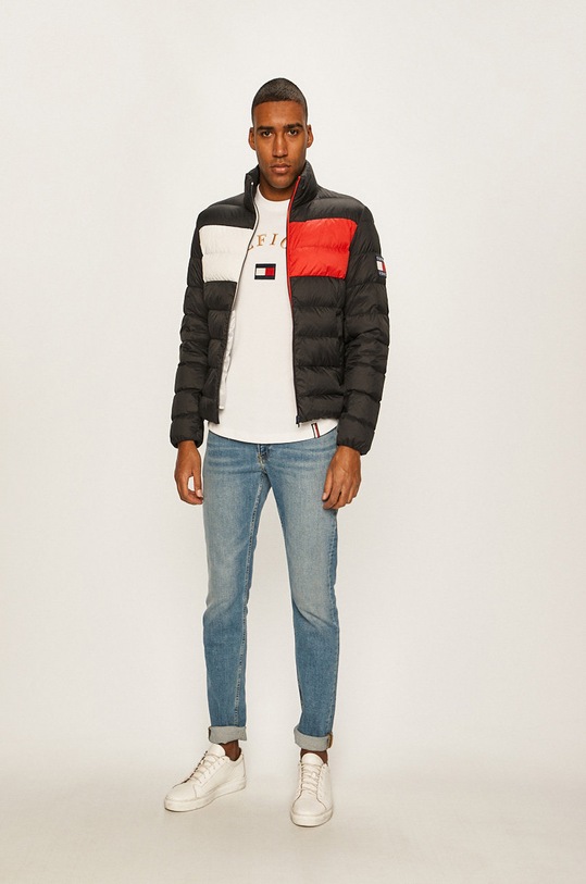 Tommy Hilfiger - Tricou MW0MW12524 alb SS20