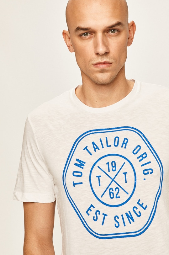 Tom Tailor Denim - T-shirt biały 1016155