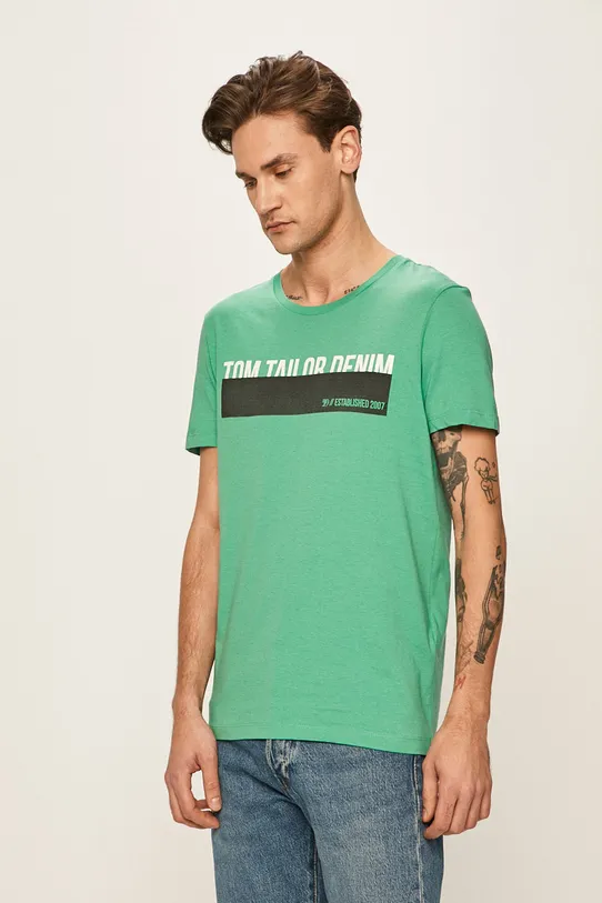 Tom Tailor Denim - Tricou verde 1016303