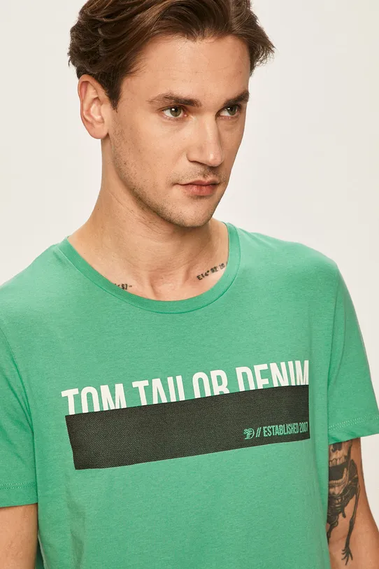 Tom Tailor Denim - Tricou 1016303 verde