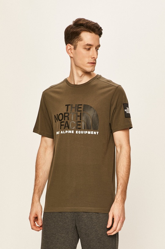 The North Face - Tricou imprimeu verde NF0A4M6NBQW1