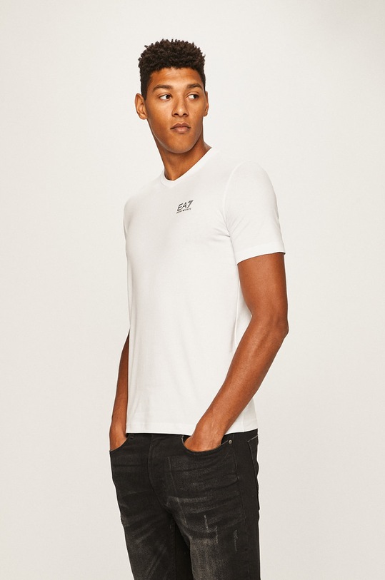 EA7 Emporio Armani - Tricou uni alb 8NPT53.PJM5Z