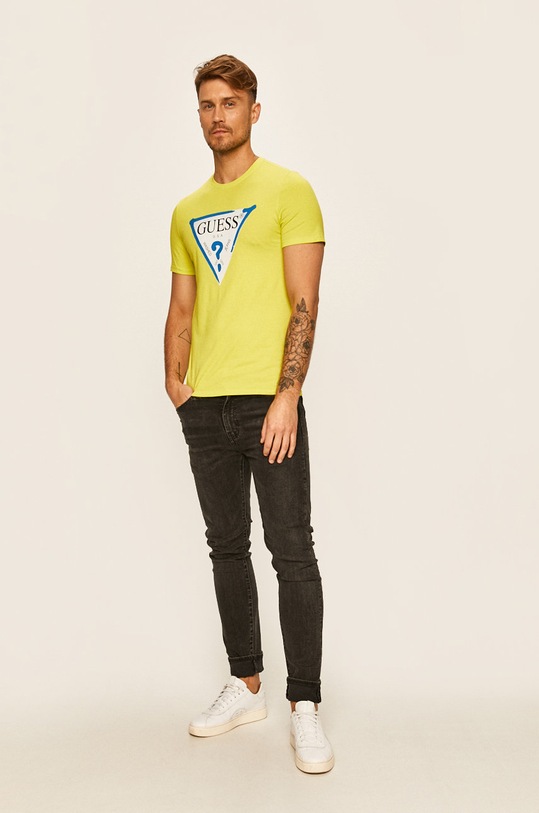 Guess Jeans - Tričko M01I55.J1300 zelená SS20