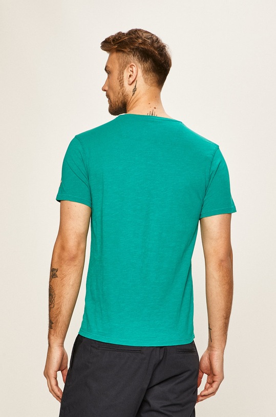 Oblečenie Guess Jeans - Pánske tričko M0GI54.K6XN0 zelená