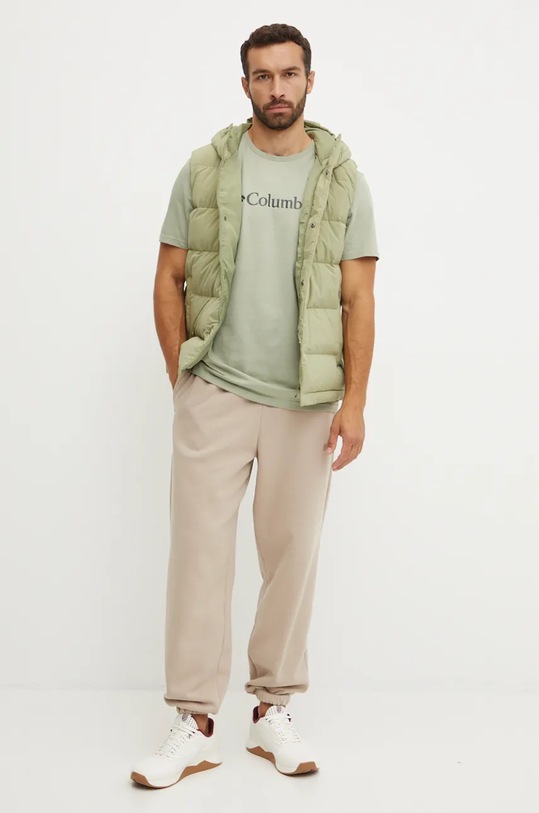 Columbia tricou CSC Basic Logo 1680053. verde AW24