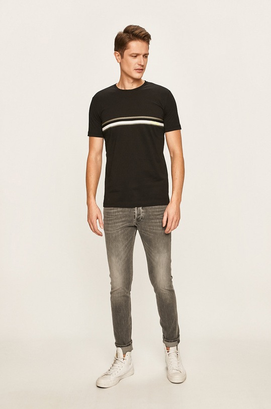 Iceberg - Tricou F02E.6301 negru SS20