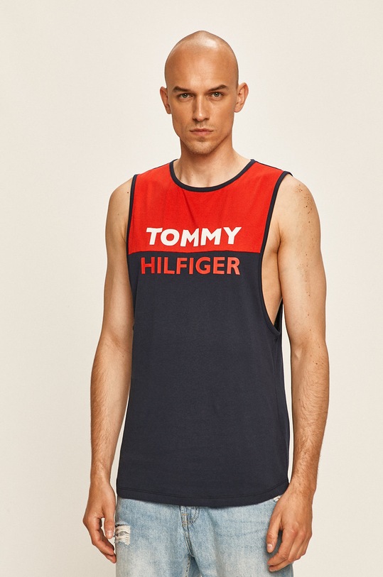Tommy Hilfiger - T-shirt granatowy UM0UM01751