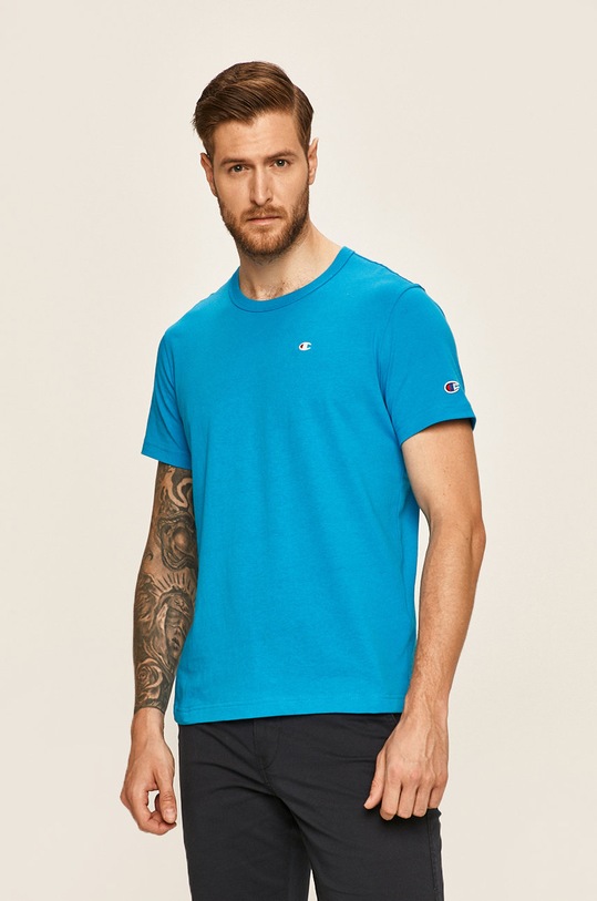 Champion T-shirt 214674 bawełna niebieski 214674