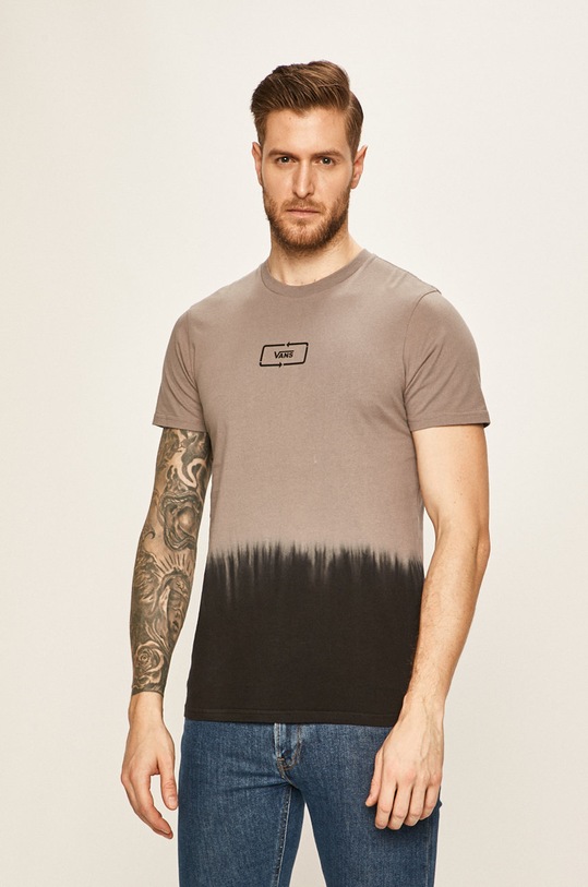 Vans - Pánske tričko bavlna sivá VN0A49SXBLK1