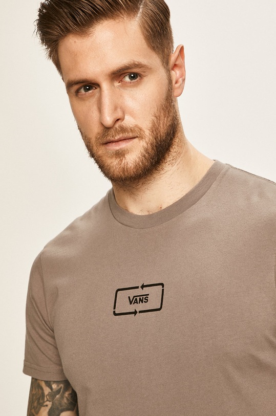 Vans - Pánske tričko sivá VN0A49SXBLK1