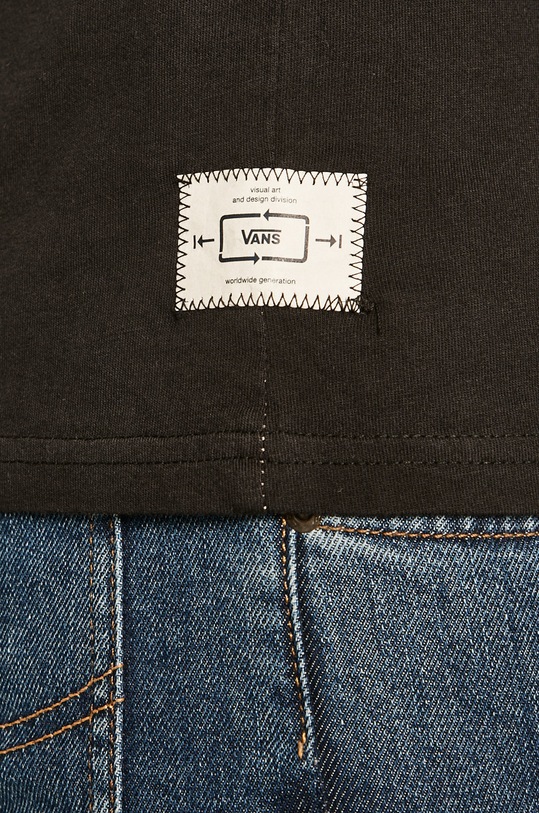 Vans - Pánske tričko VN0A49SXBLK1 sivá