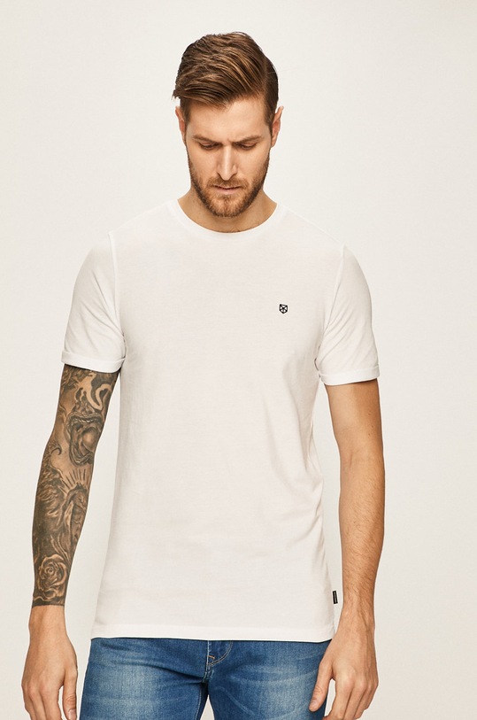 Premium by Jack&Jones - T-shirt bawełna biały 12166527