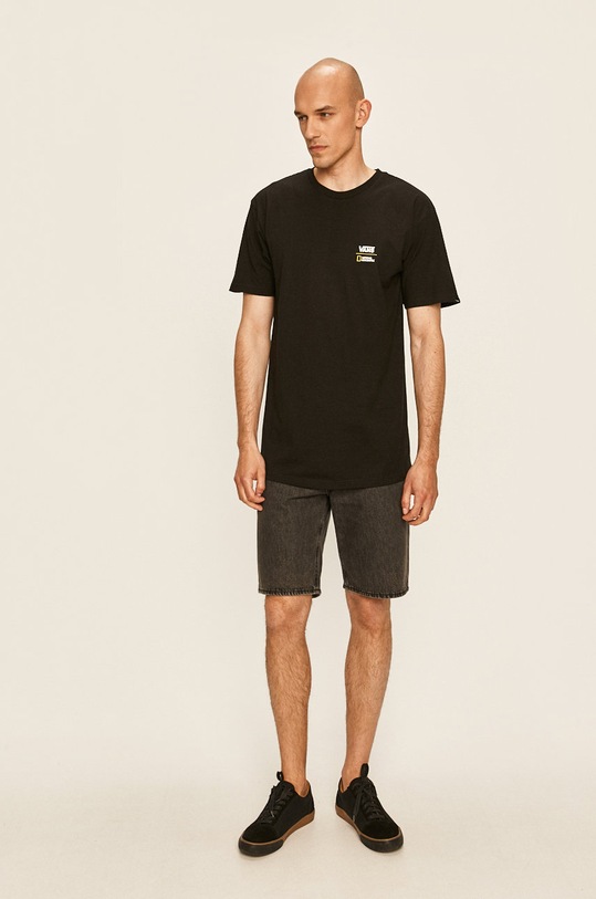 Vans - Tricou x National Geographic VN0A4MSHBLK1 negru SS20