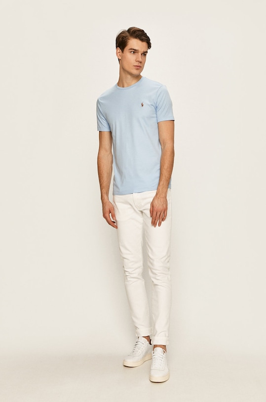 Polo Ralph Lauren - T-shirt 710740727005 710740727005 niebieski SS20