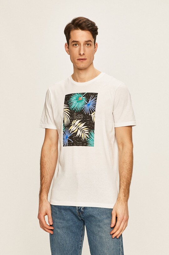 Lee - Тениска памук бял L61IFE01
