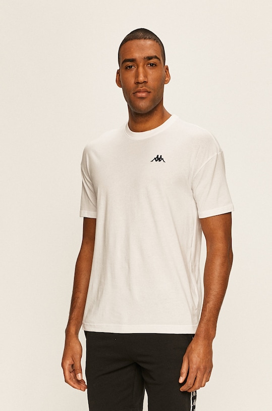Kappa t-shirt cotone bianco 707389