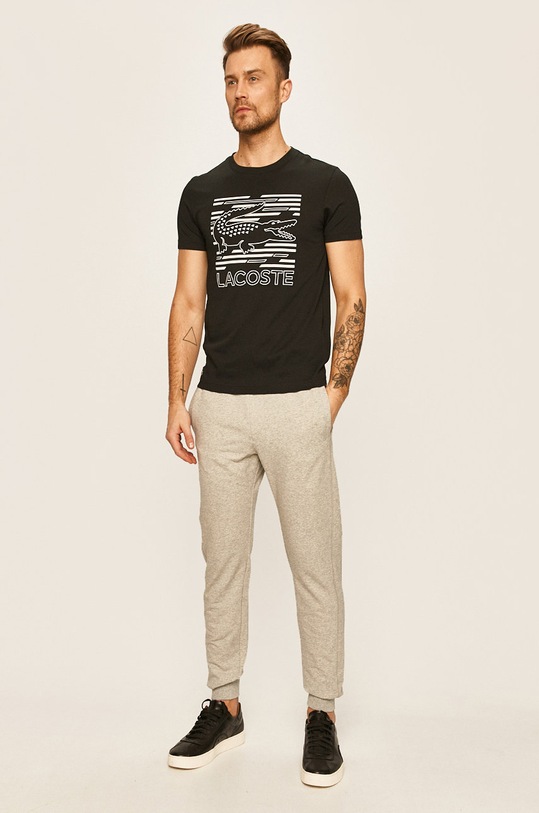 Lacoste - Pánske tričko TH4834 čierna SS20