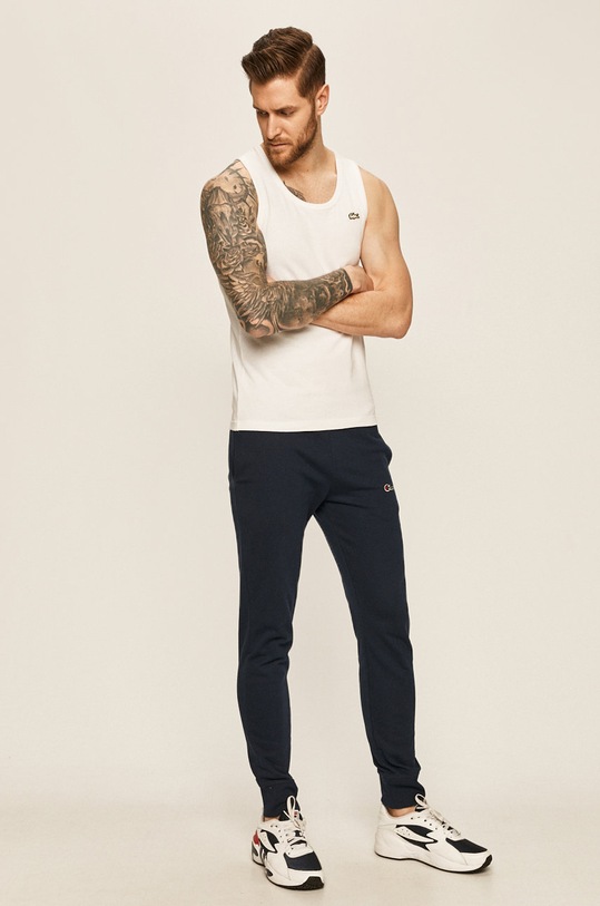 Lacoste - Tricou TH6183 alb SS20