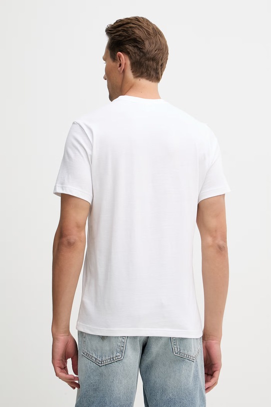 Ρούχα Βαμβακερό μπλουζάκι Lacoste TH2038 μπεζ