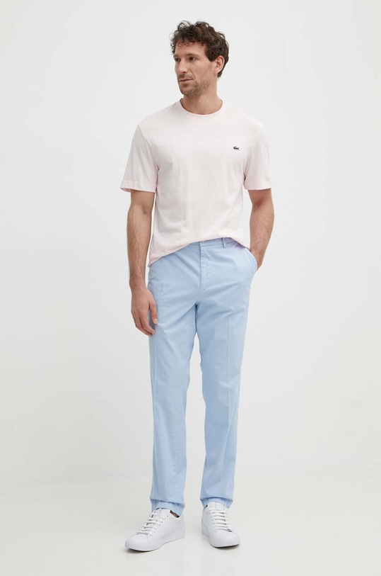 Bavlnené tričko Lacoste TH2038 fialová SS20