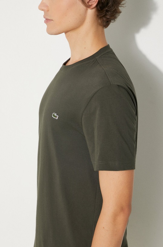 Lacoste cotton t-shirt cotton green TH2038