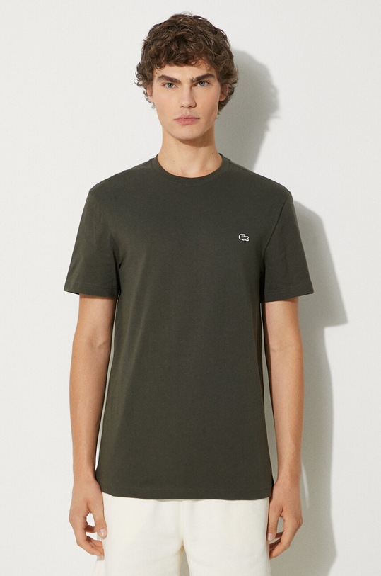 Lacoste cotton t-shirt TH2038 green AW24