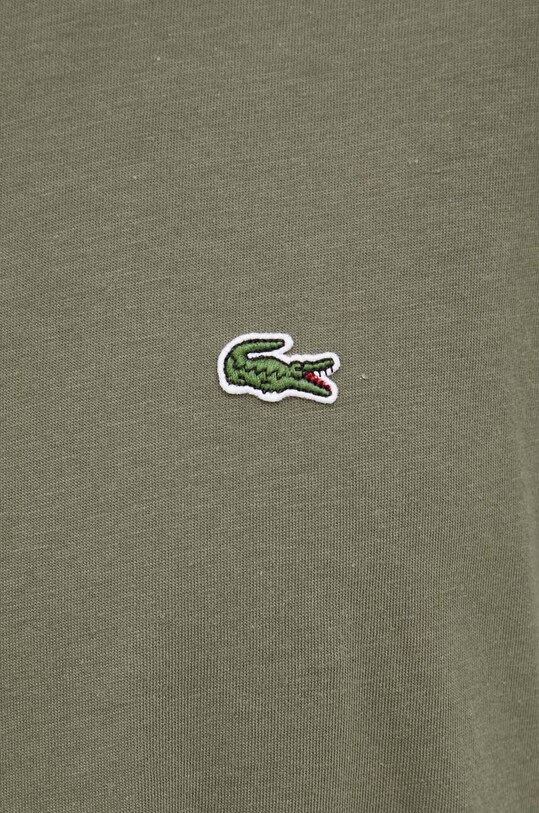 Bavlněné tričko Lacoste TH2038 zelená