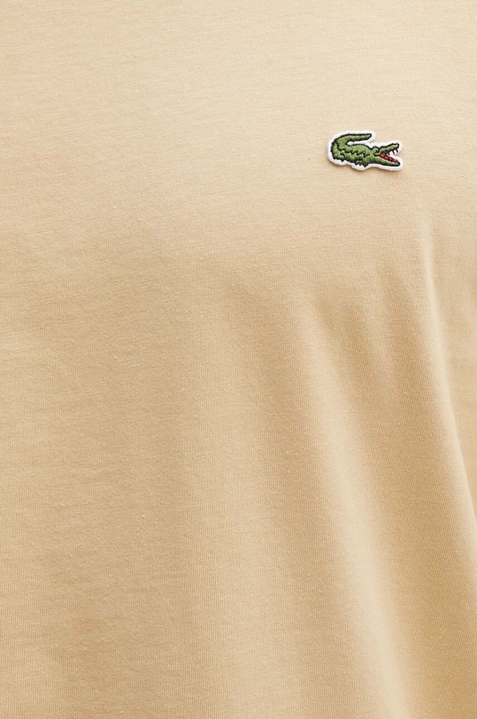 Lacoste tricou din bumbac TH2038 bej