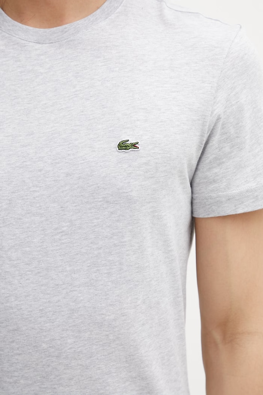 Lacoste tričko pánské bavlněné šedá TH2038
