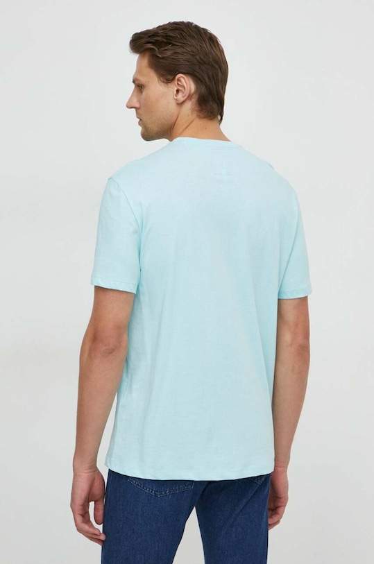 Odzież Armani Exchange t-shirt bawełniany 8NZTPA.ZJH4Z turkusowy