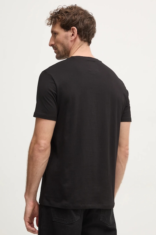 Odzież Armani Exchange t-shirt bawełniany 8NZTPA.ZJH4Z czarny