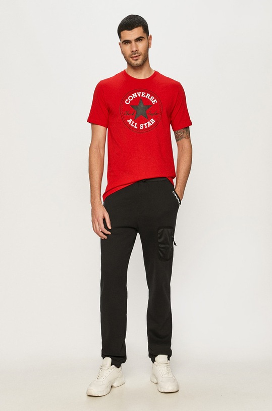 Converse - T-shirt 10007887.A06 czerwony SS21