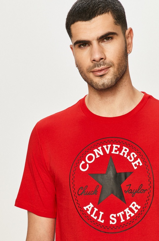 Converse - T-shirt czerwony 10007887.A06