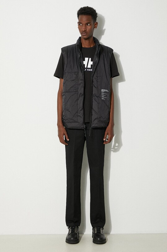 Helly Hansen t-shirt in cotone 33979 nero SS24