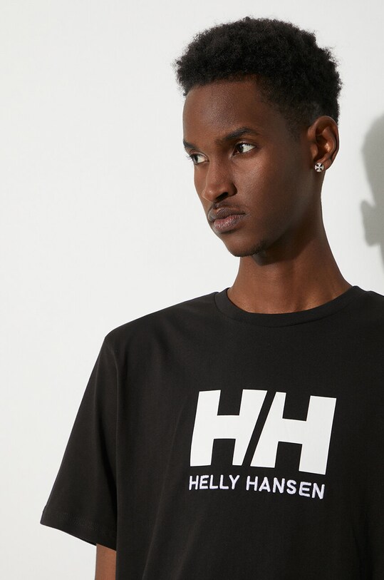 Helly Hansen t-shirt in cotone 33979 nero