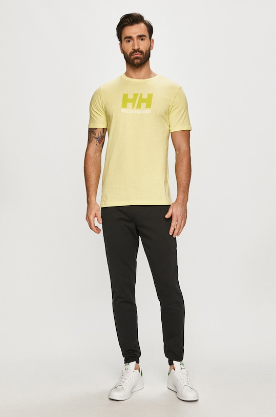 Helly Hansen t-shirt HH LOGO T-SHIRT 33979 zielony SS24