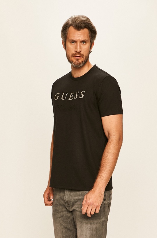 Guess Jeans - Tričko černá M0RI40.K9Y20