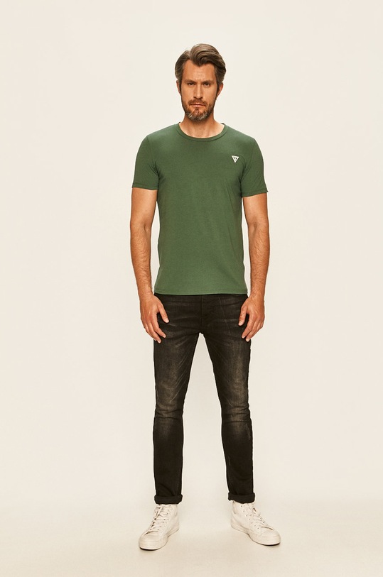 Guess Jeans - Tričko U94M09.JR00A zelená SS20
