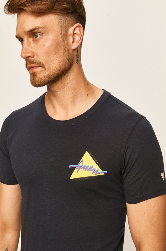 Guess Jeans - Tričko námořnická modř M0GI56.K6XN0