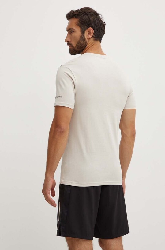 Odzież Columbia t-shirt 1680053 beżowy