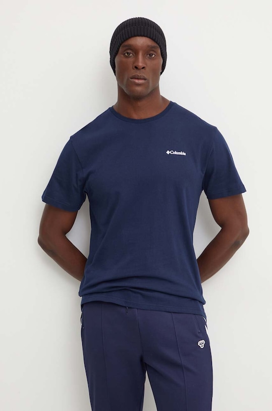 Columbia t-shirt nadruk granatowy 1680053