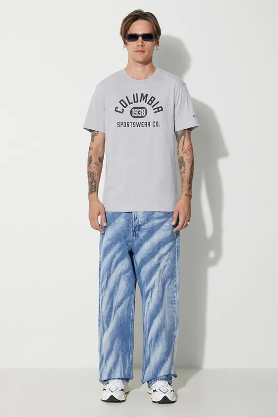 Μπλουζάκι Columbia 1680053 γκρί AW24