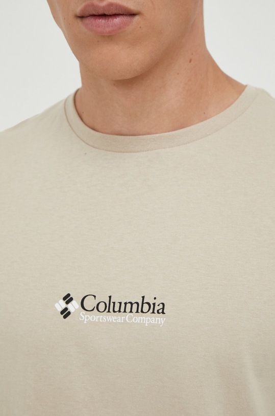 Columbia t-shirt 1680053 beżowy