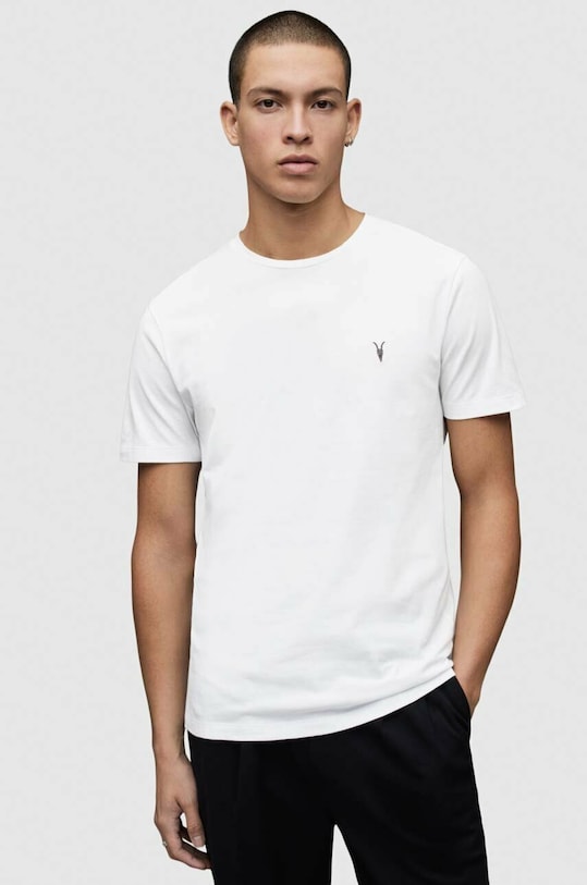 Бавовняна футболка AllSaints бавовна білий MD131G