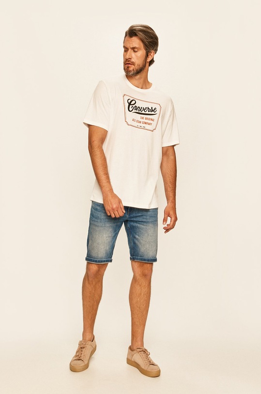 Converse - Tričko 10018853.A02 bílá SS20