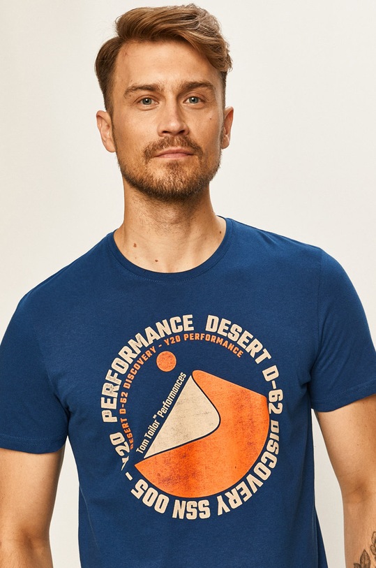 Tom Tailor Denim - Tričko námořnická modř 1019710.16340