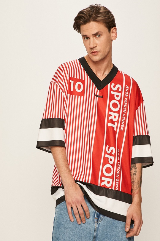 Oblečenie Hummel - Pánske tričko 207038 červená