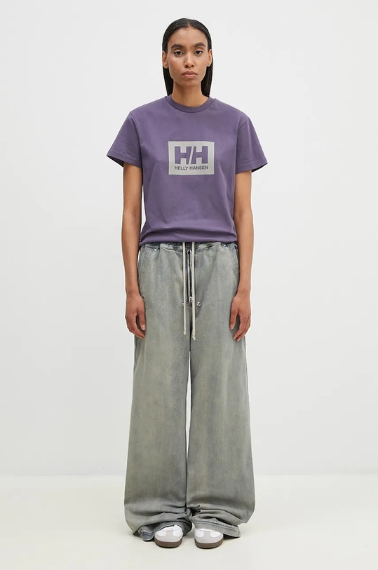 Helly Hansen tricou din bumbac TOKYO 53285 violet